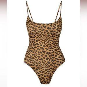 Narecte One Piece Leopard Swimsuit